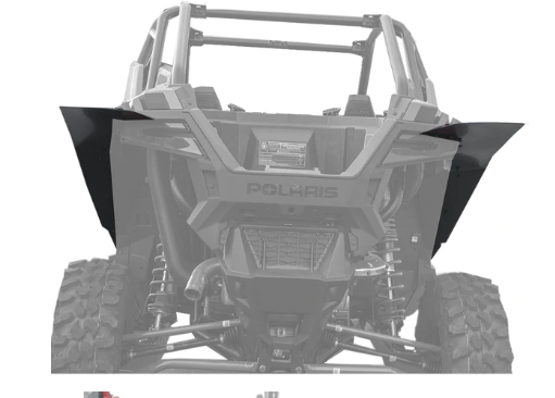 POLARIS RZR PRO XP FENDER FLARES (MAX COVERAGE WITH ADDITIONAL 1") (2 AND 4 SEAT)