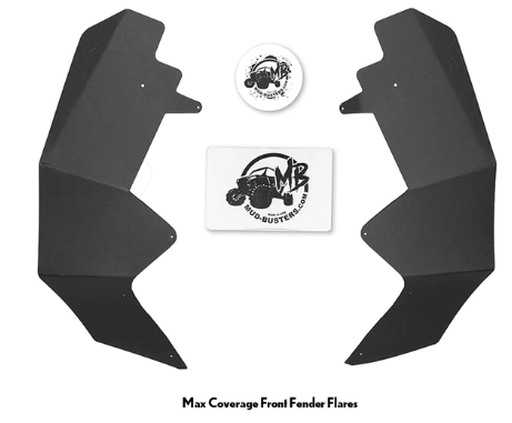 POLARIS RZR PRO XP FENDER FLARES (MAX COVERAGE WITH ADDITIONAL 1") (2 AND 4 SEAT)