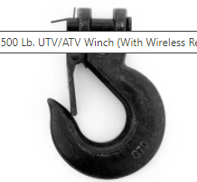 4500 Lb. Synthetic Rope ATV Winch -With Wireless Remote
