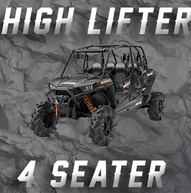 4 SEAT RZR XP 1000/HIGH LIFTER/Turbo (Walker Evans only) TENDER SPRING SWAP KIT