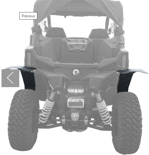 CAN-AM MAVERICK SPORT MAX COVERAGE FENDER FLARES (2019-2021)
