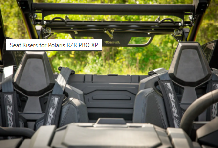 SEAT RISERS FOR POLARIS RZR PRO XP