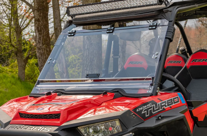 Polaris RZR XP 1000 - Scratch Resistant Flip Windshield