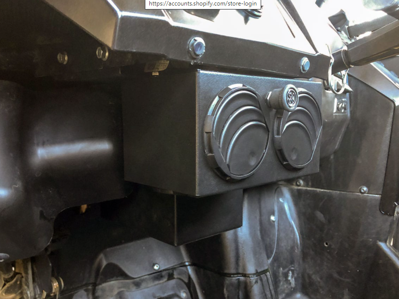 Polaris RZR 800 Cab Heater with Defrost for Machines with Powersteering (2008-2014)