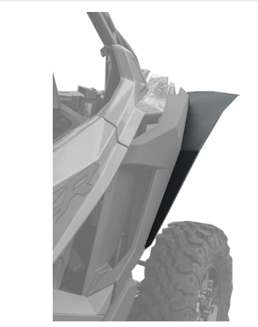 POLARIS RZR PRO XP FENDER FLARES (MAX COVERAGE WITH ADDITIONAL 1") (2 AND 4 SEAT)