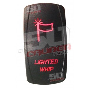 Illuminated On/Off Rocker Switch Lighted Whip