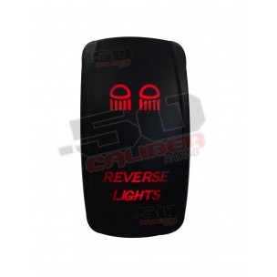 Illuminated On/Off Rocker Switch Reverse Lights