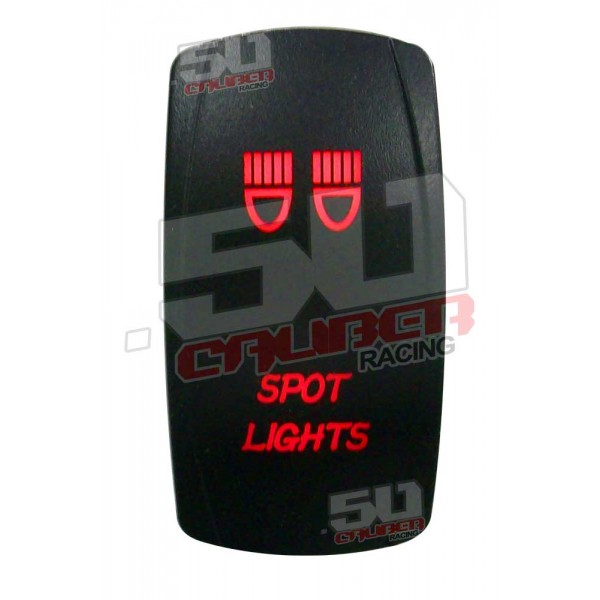 Illuminated On/Off Rocker Switch Spot Lights
