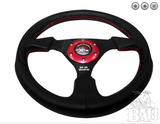 BAU Black Leather Steering Wheel