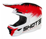 HELM FURIOUS KIDS VERSUS WHT/RED YOUTH HELMET